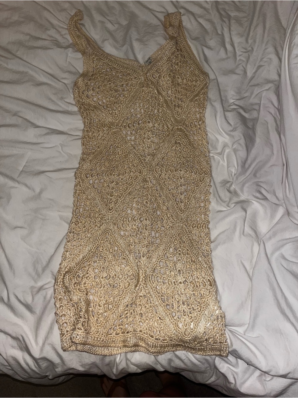 Crochet Knit Tank cover up Dress